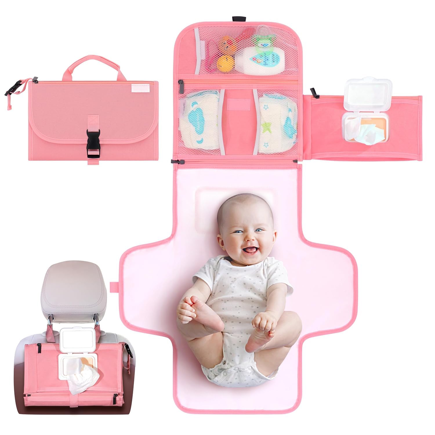 Portable Diaper Changing Mat – Smart Design for On-the-Go Diaper Changes