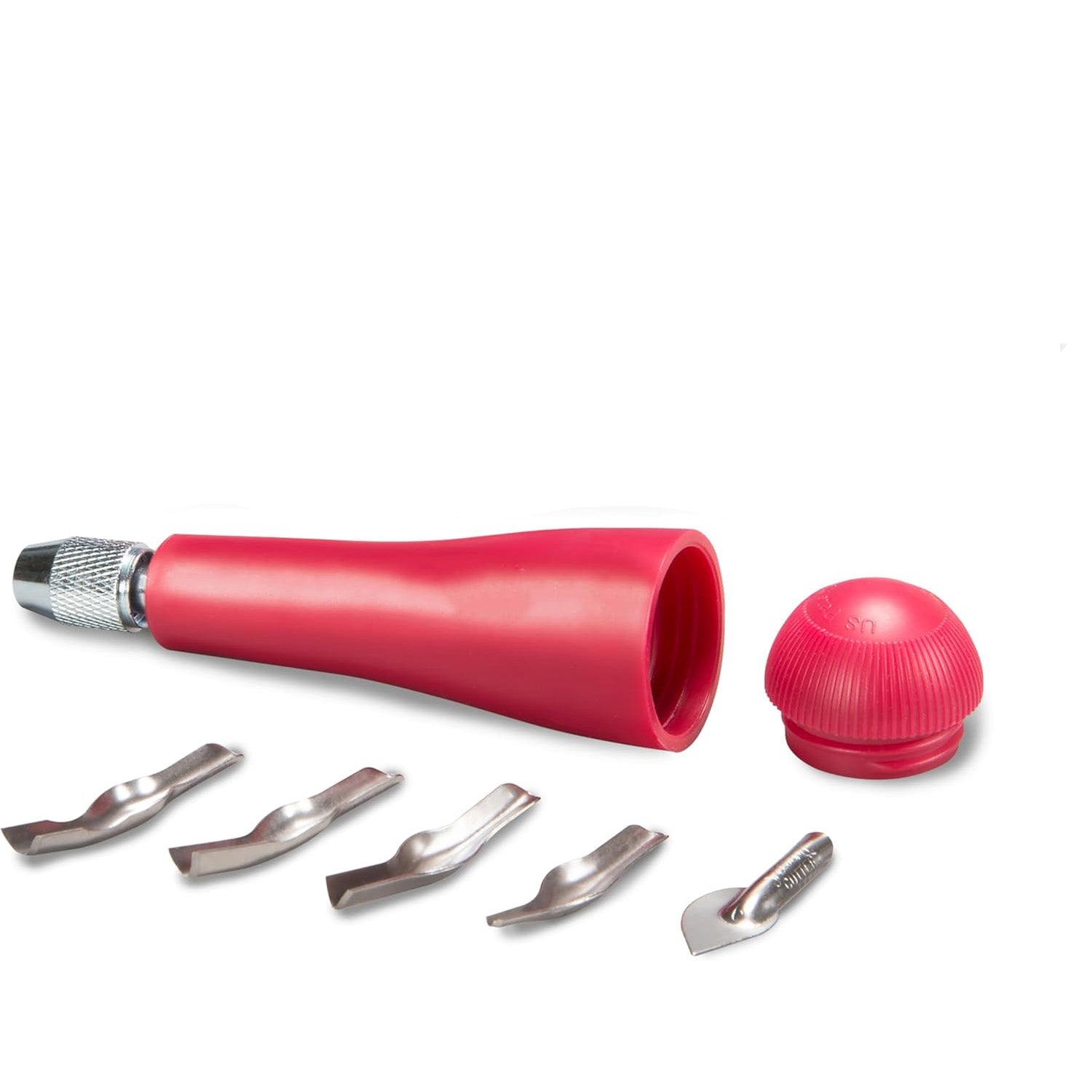 Multi-Functional Felting Cutter Tool Set, Includes 5 Blade Sizes & Comfortable Handle