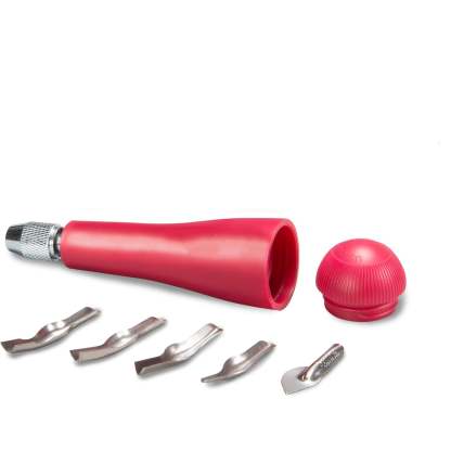 Multi-Functional Felting Cutter Tool Set, Includes 5 Blade Sizes & Comfortable Handle