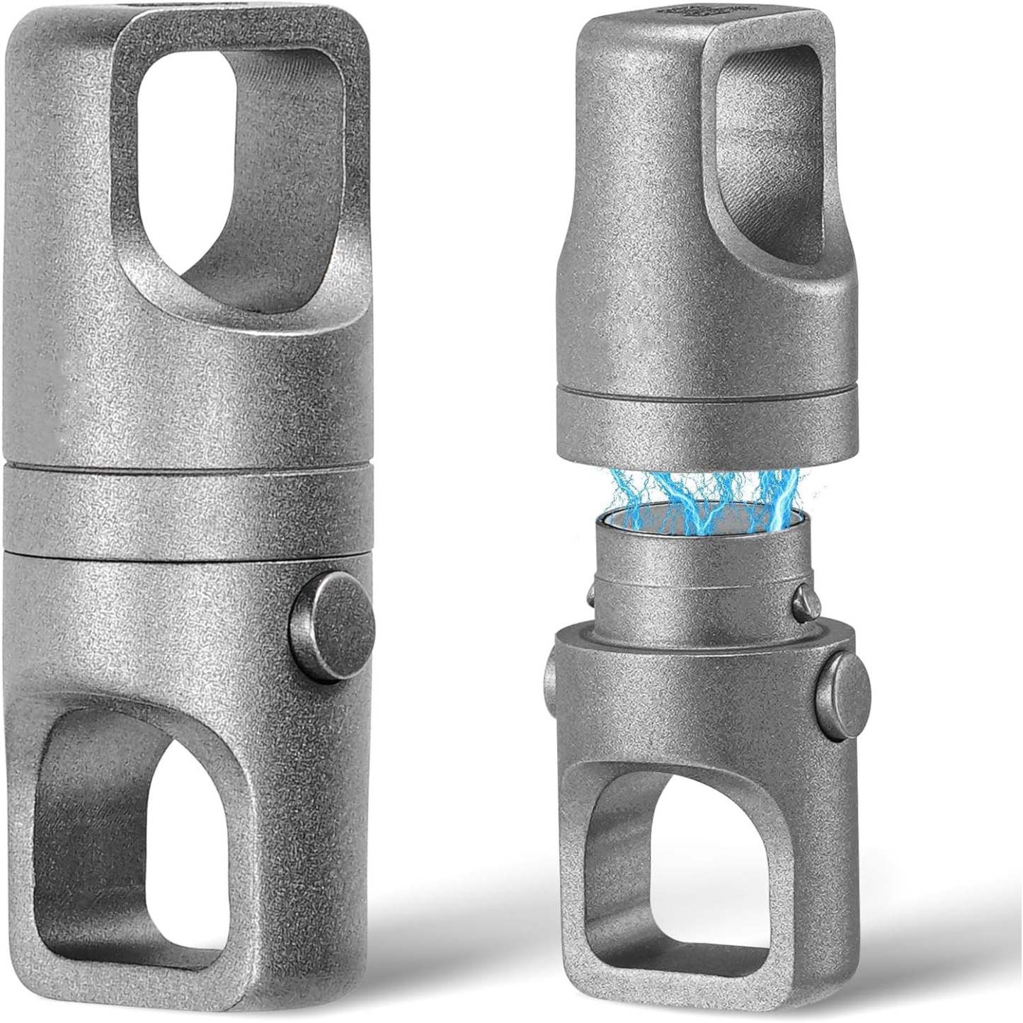 Titanium Alloy Magnetic Keychain – Quick-Release Design for Car Keys, USB Drives, and EDC Gear