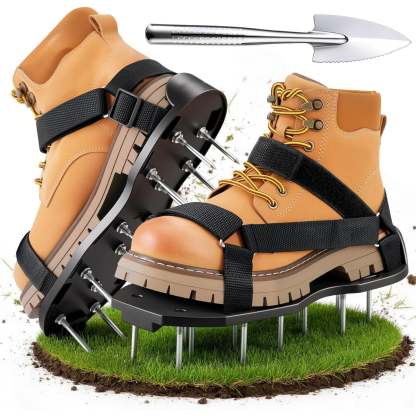 Heavy Duty Spiked Aerating Sandals – Hook & Loop Straps