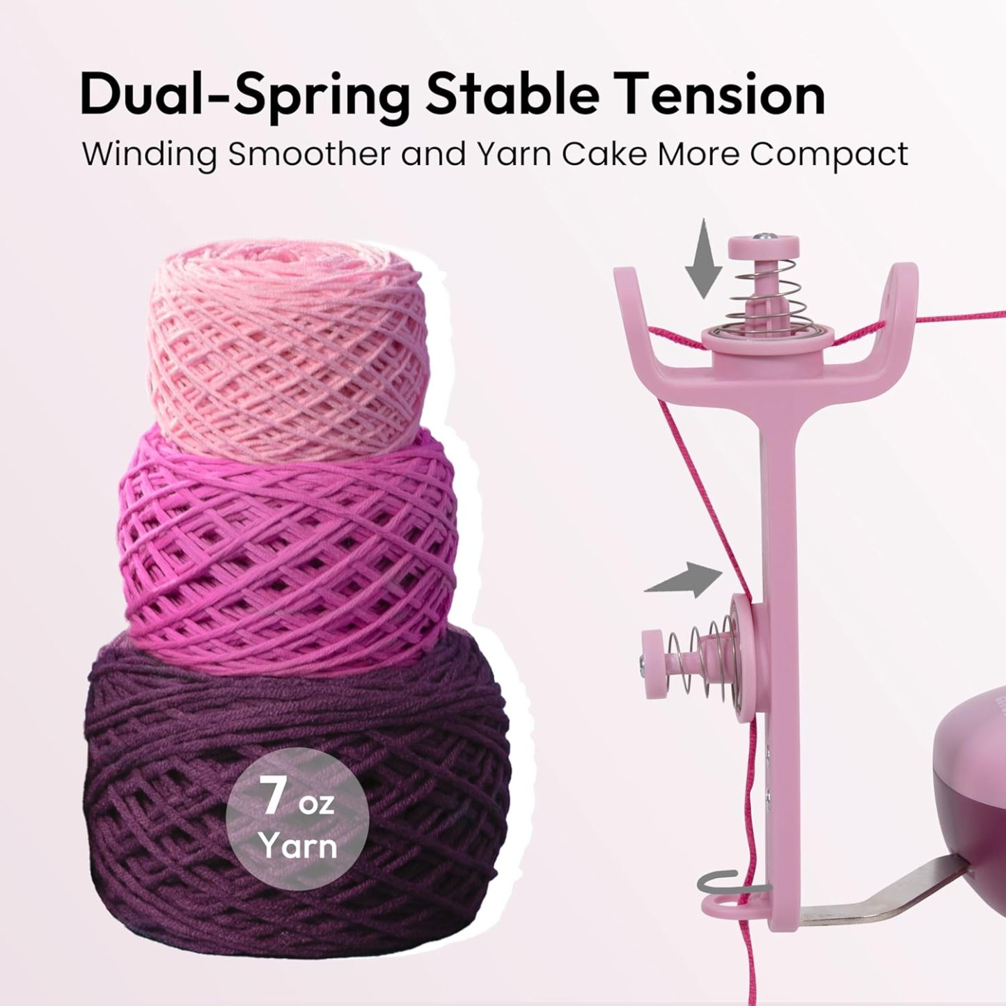 Electric Yarn Winder – Compact, Adjustable, Automatic Yarn Ball Winder for Crochet & Knitting Enthusiasts
