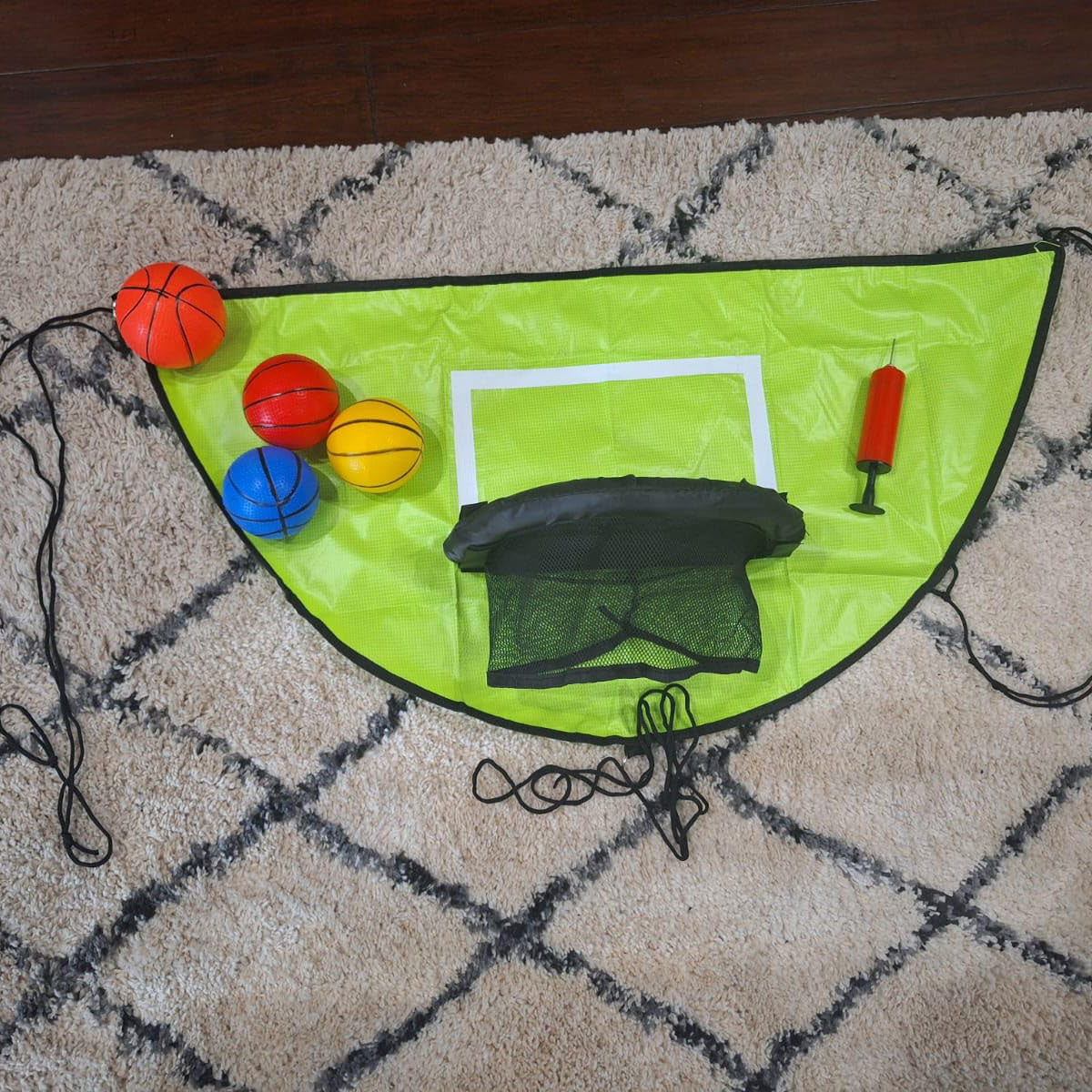 Trampoline Basketball Hoop Set