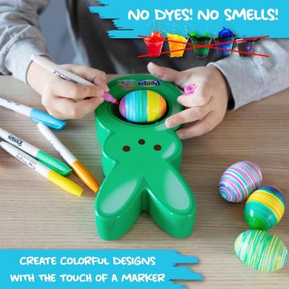 🐰 Egg Decorating Spinner Kit-Fun & Creative DIY Egg Art for Kids and Families
