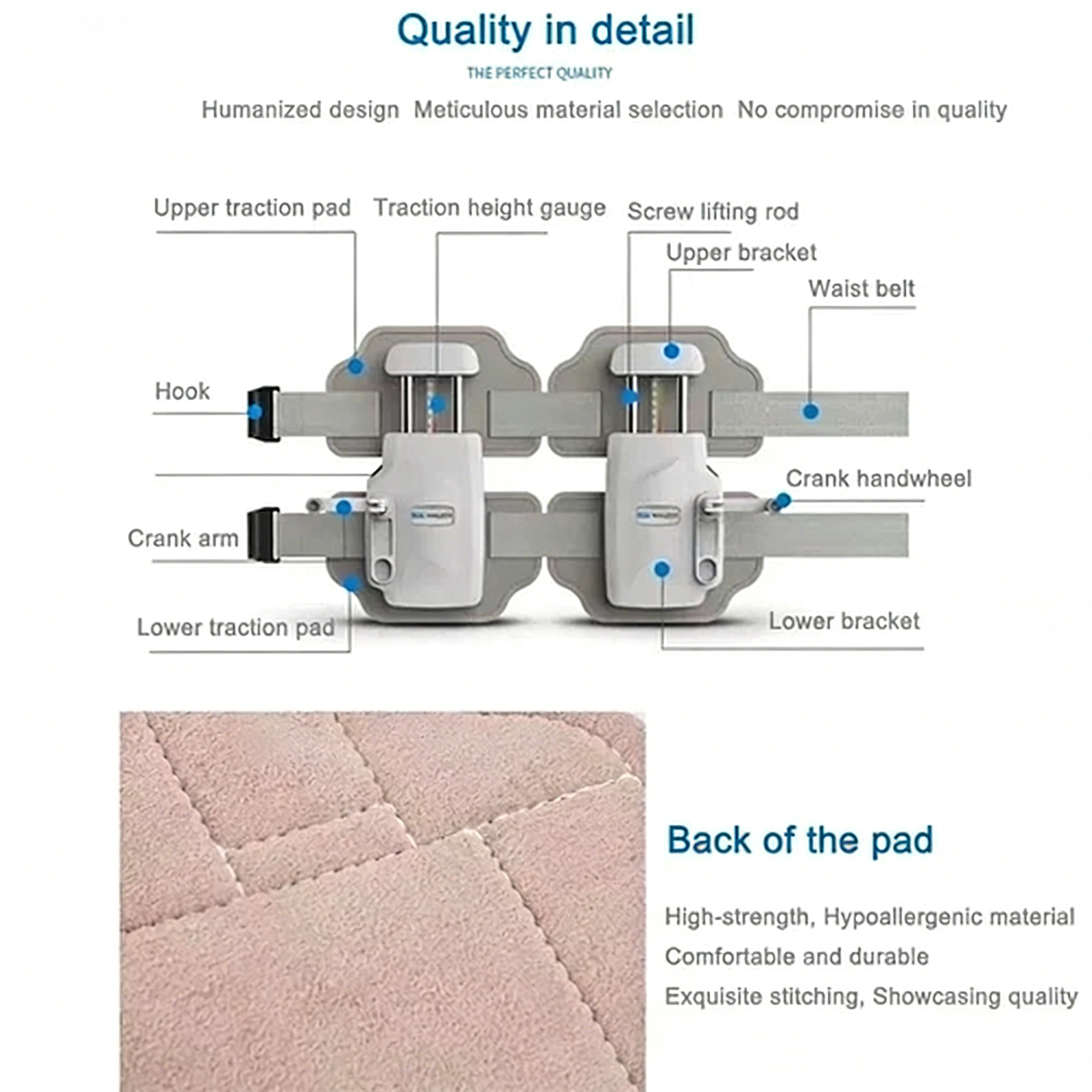 Lumbar Traction Device – Spinal Decompression Belt