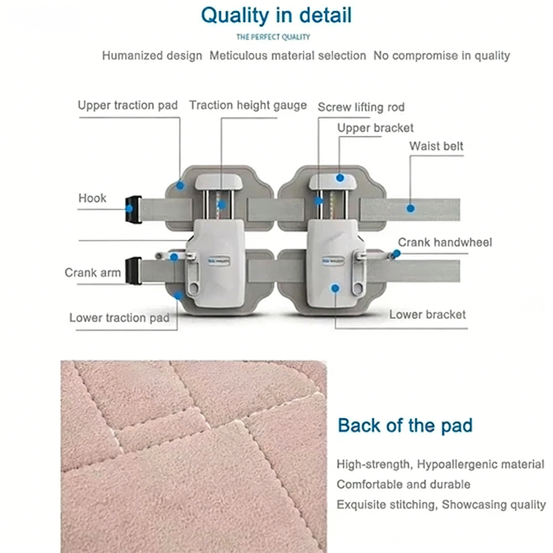 Lumbar Traction Device – Spinal Decompression Belt