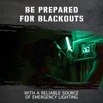 12-Hour Industrial Glow Sticks - Emergency & Survival Light Sticks