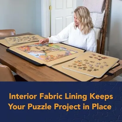 Portable Folding Puzzle Board Fold, Store, and Continue Your Puzzle Anytime
