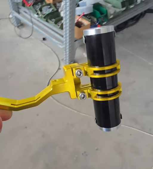 CNC Aluminum MTB Mass Damper with 203mm Brake Adapter