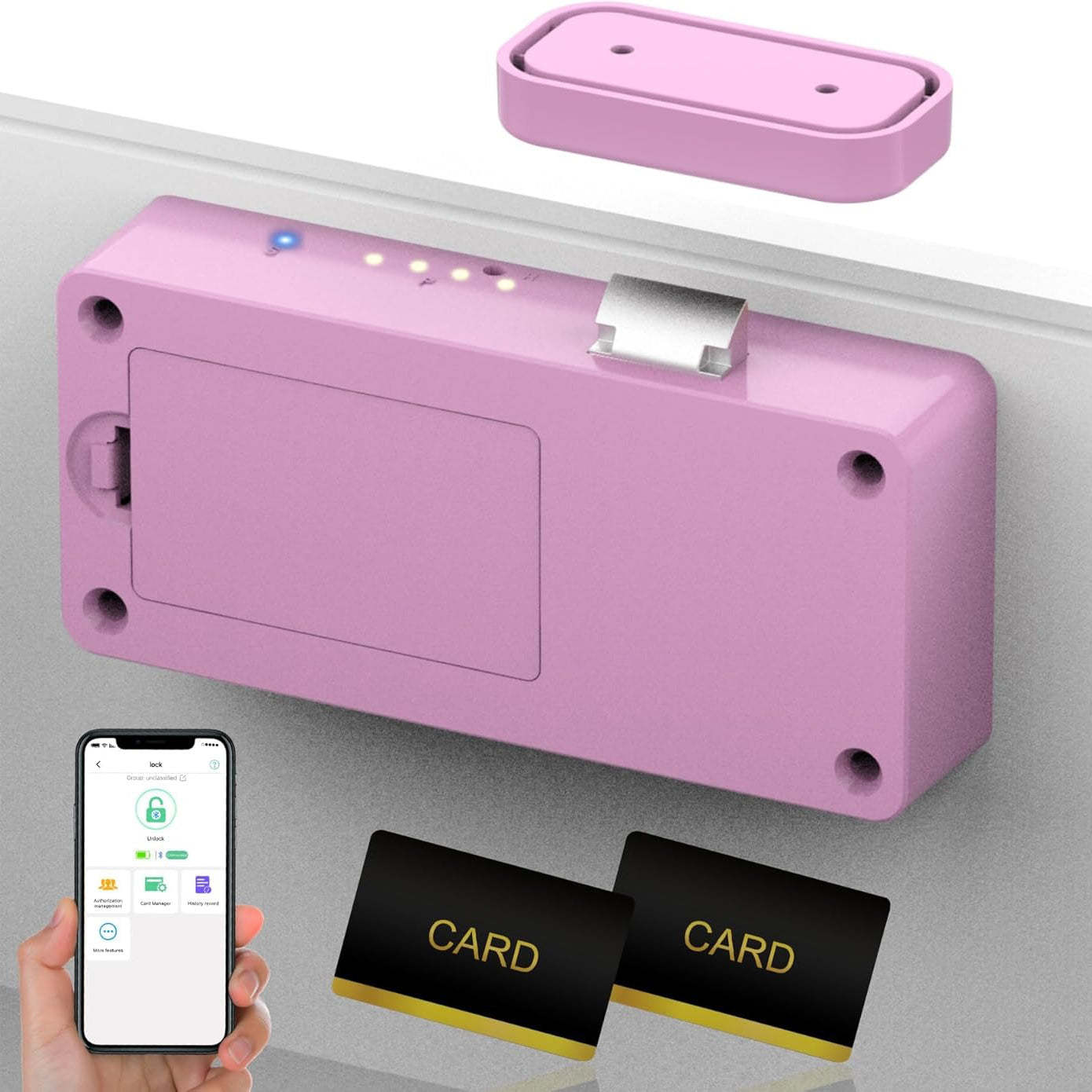 Smart Cabinet Lock – Hidden No-Drill Adhesive Child Safety Lock