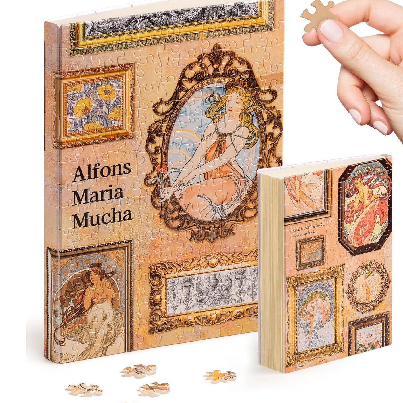 Puzzle Journal for Adults – Plastic Jigsaw Book Cover Notebook