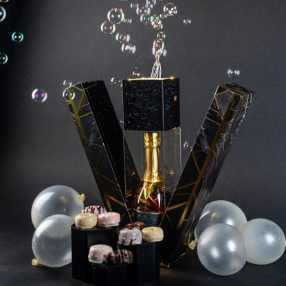Birthday Bubble Box Surprise Gift with Floating Bubbles Effect
