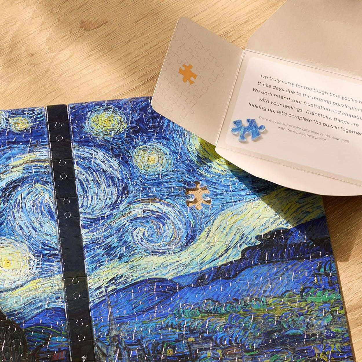 Puzzle Journal for Adults – Plastic Jigsaw Book Cover Notebook