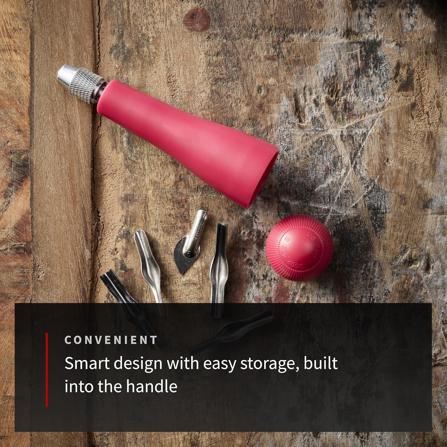 Multi-Functional Felting Cutter Tool Set, Includes 5 Blade Sizes & Comfortable Handle