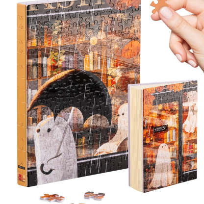 Puzzle Journal for Adults – Plastic Jigsaw Book Cover Notebook