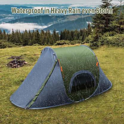 Pop-up Camping Tent for 1 Person – Instant Setup Waterproof Outdoor Tent