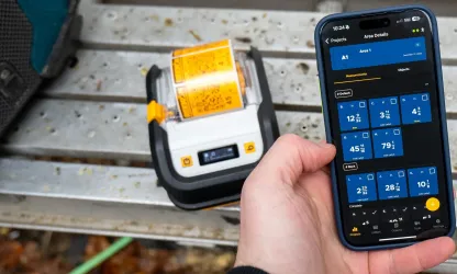 Wireless Portable Label Printer for Field and Warehouse Use