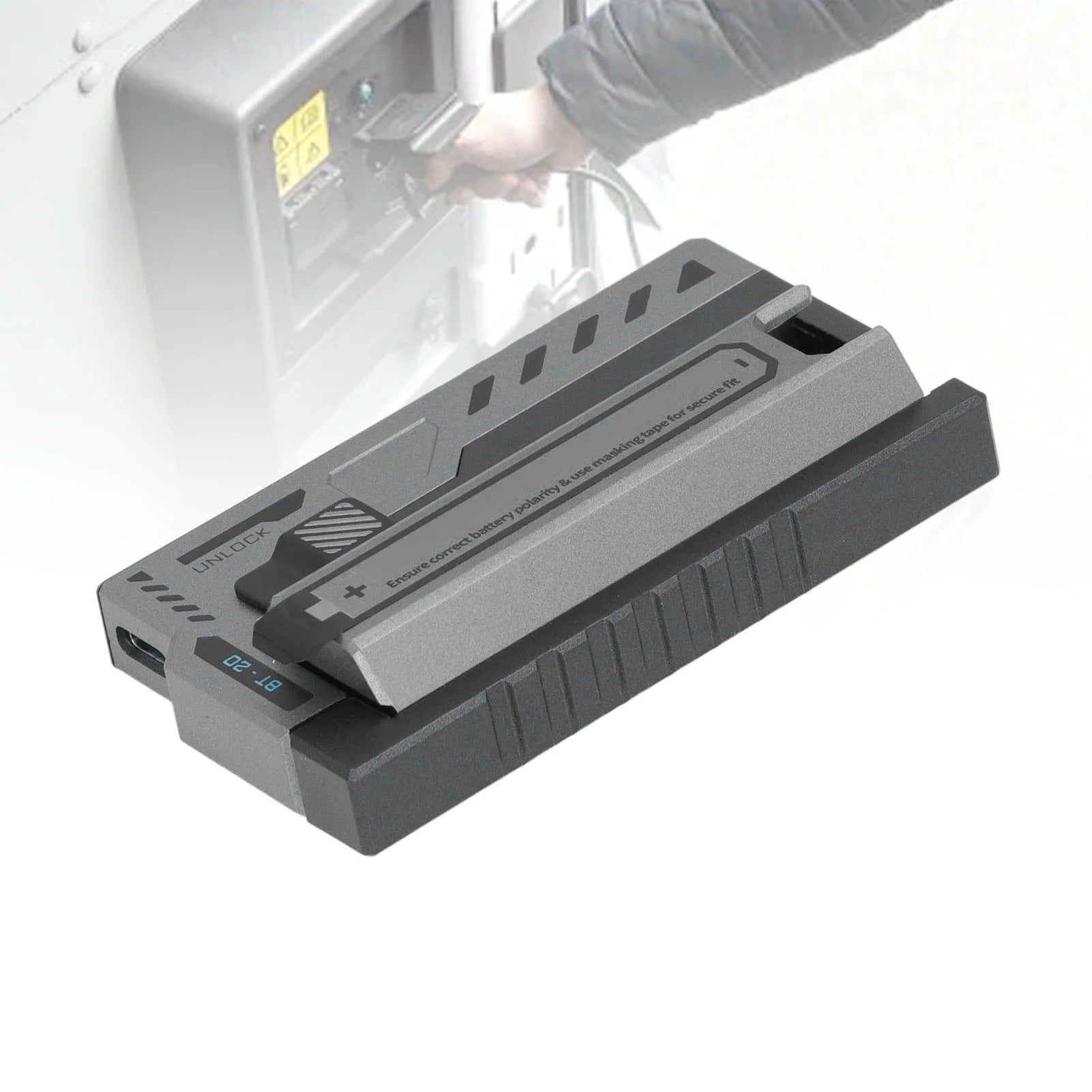 Portable Power Bank with Replaceable Battery Charger