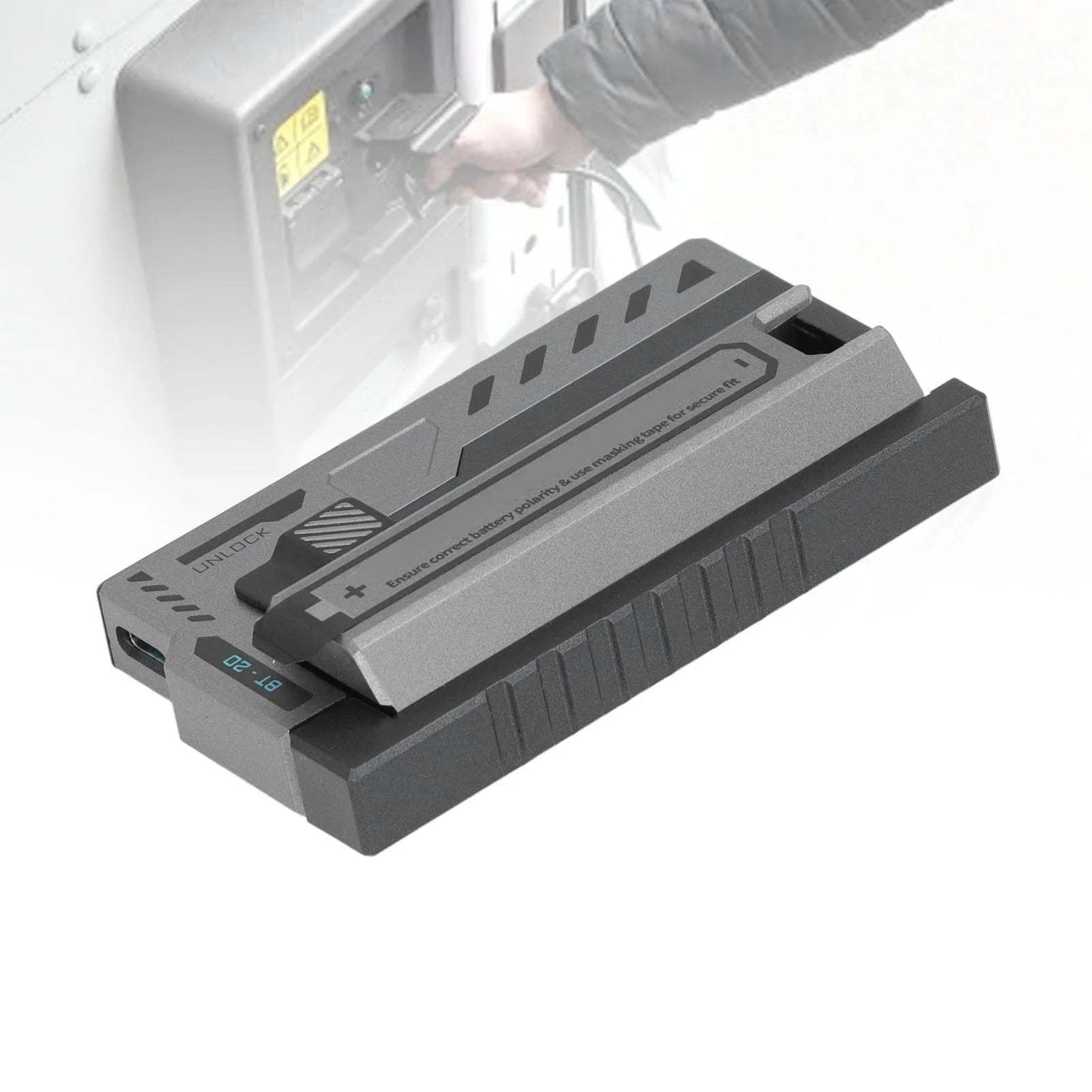 Portable Power Bank with Replaceable Battery Charger