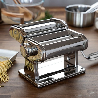 Kitchen Pasta Maker with 10 Thickness Levels for Custom Noodles