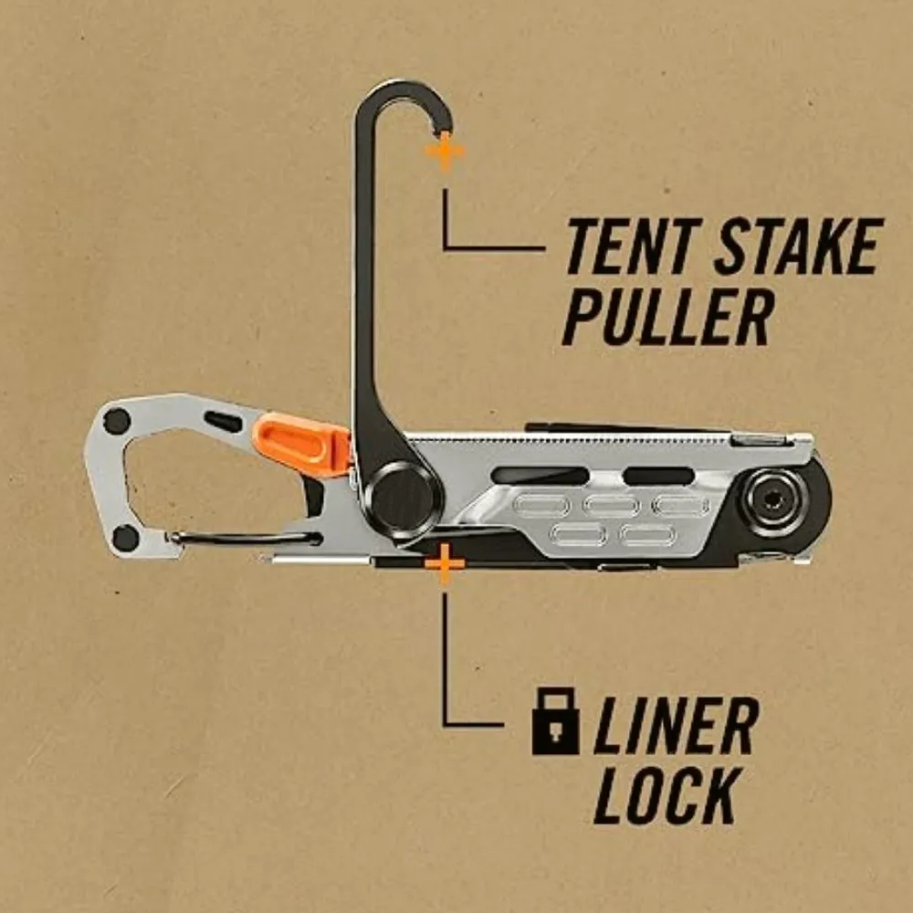Stake Out Multi-Tool – 11-in-1 Camping & Backpacking Tool