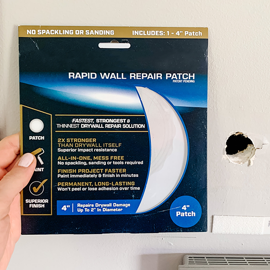 Quick Wall Repair Patch – 2-Inch All-in-One Drywall Fix