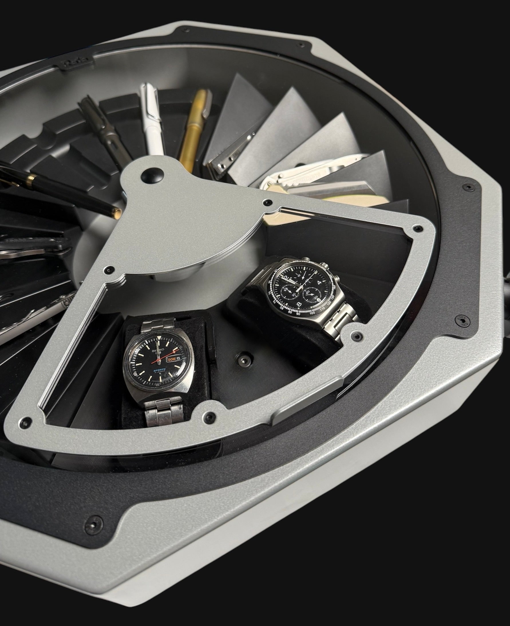 Modular Aluminum Gear Display Organizer