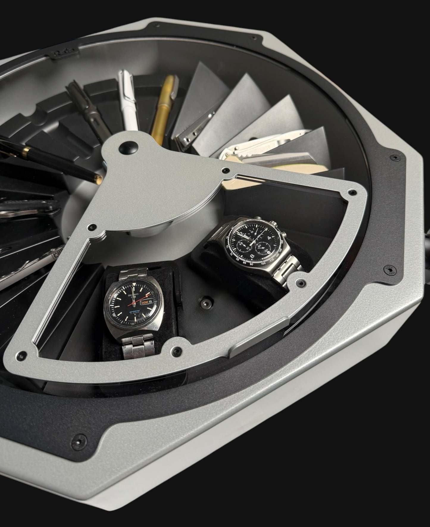 Modular Aluminum Gear Display Organizer