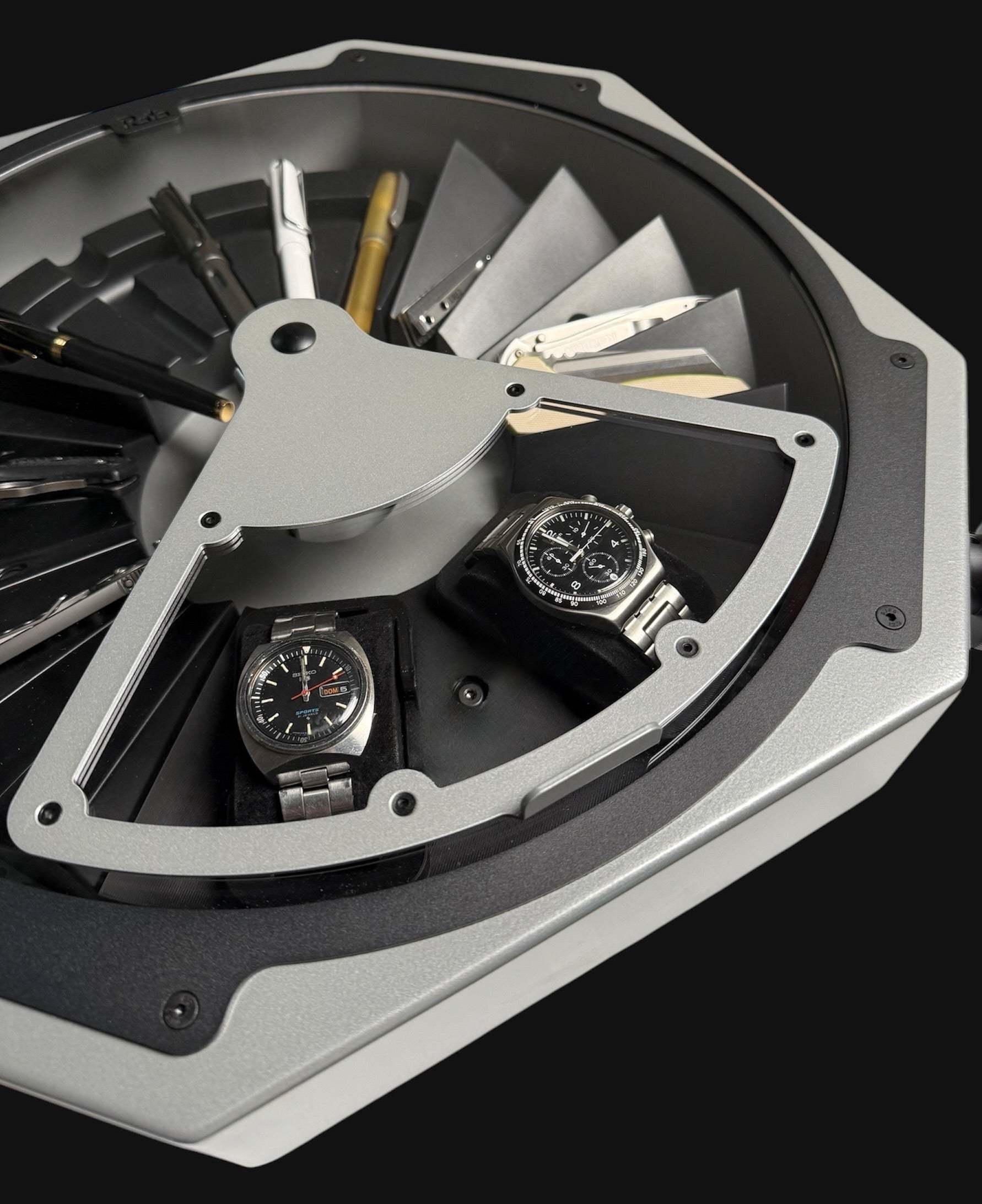 Modular Aluminum Gear Display Organizer