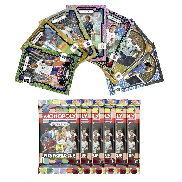 Collectible Soccer Card Pack Set with Rare Inserts and Parallels