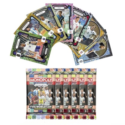 Collectible Soccer Card Pack Set with Rare Inserts and Parallels