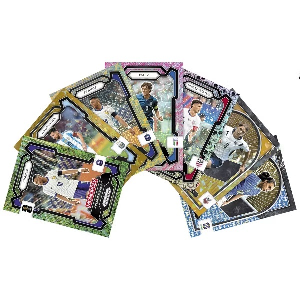 Collectible Soccer Card Pack Set with Rare Inserts and Parallels