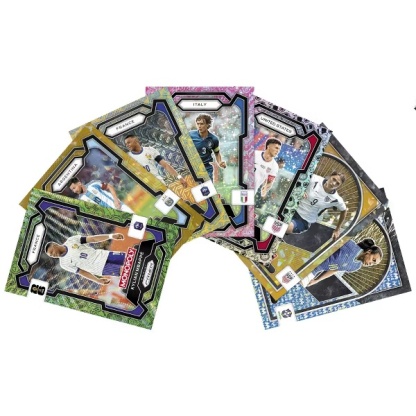 Collectible Soccer Card Pack Set with Rare Inserts and Parallels