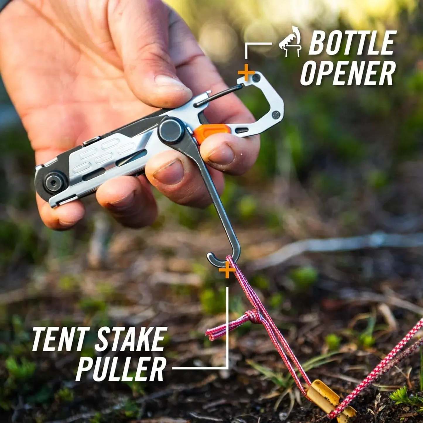 Stake Out Multi-Tool – 11-in-1 Camping & Backpacking Tool