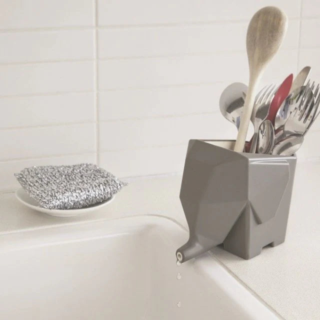Elephant-Shaped Dish Drying Rack | Fun Self-Draining Kitchen