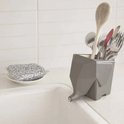 Elephant-Shaped Dish Drying Rack | Fun Self-Draining Kitchen
