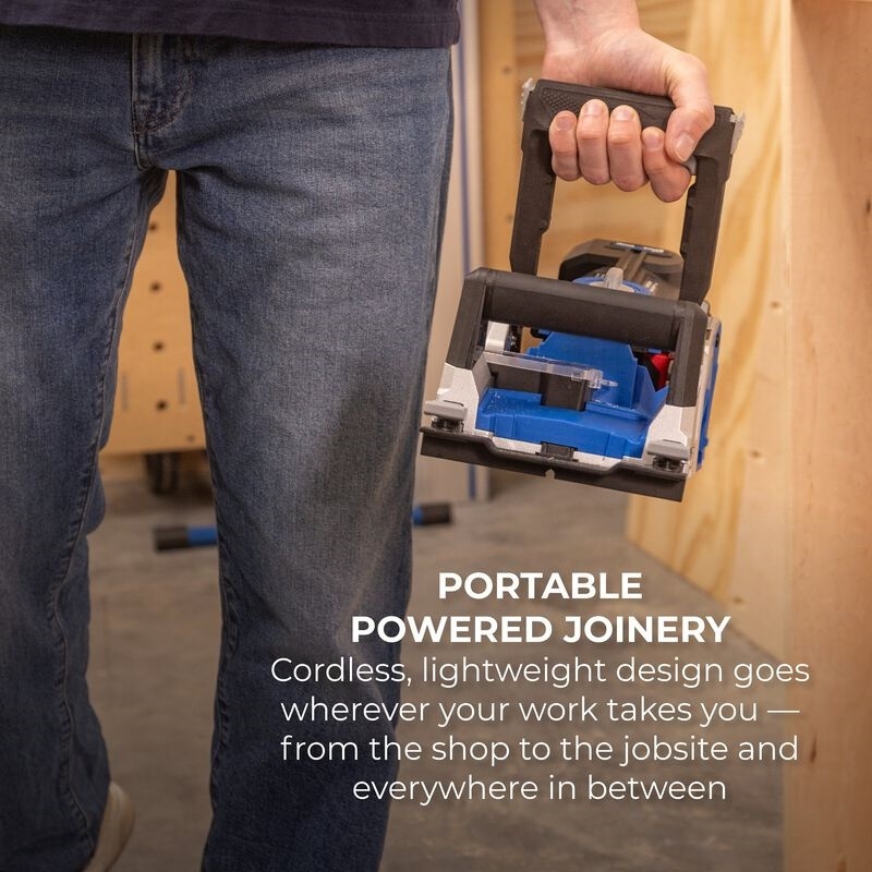 Cordless Pocket Hole Joiner Kit with 20V Battery and Charger