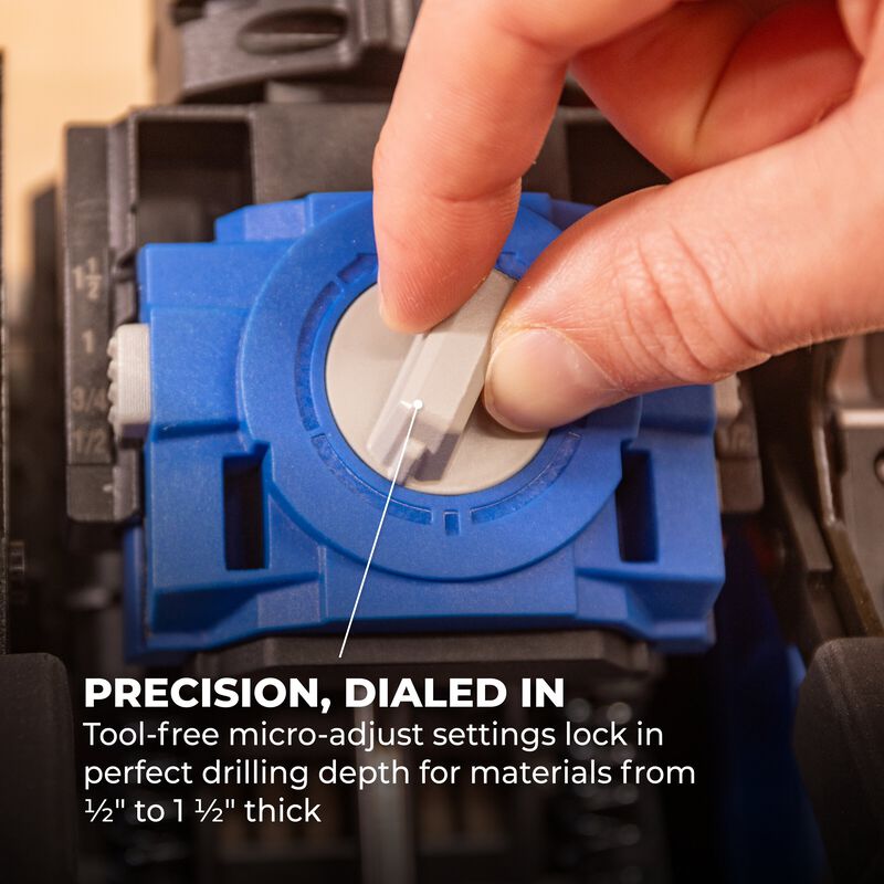 Cordless Pocket Hole Joiner Kit with 20V Battery and Charger