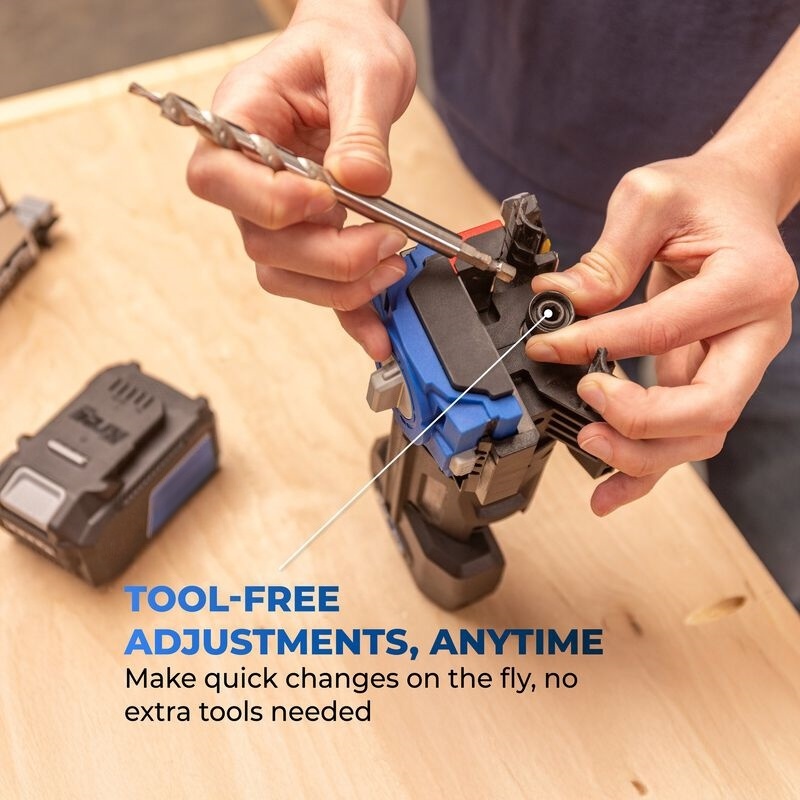 Cordless Pocket Hole Joiner Kit with 20V Battery and Charger