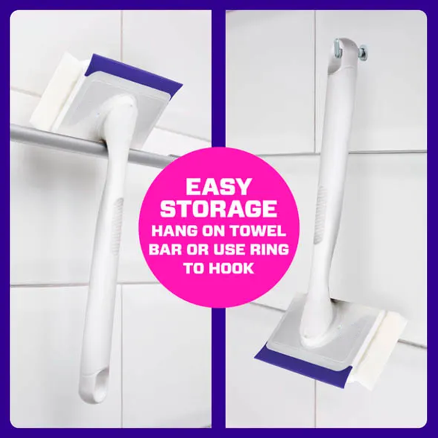 Magic scrubber shower bath cleaner