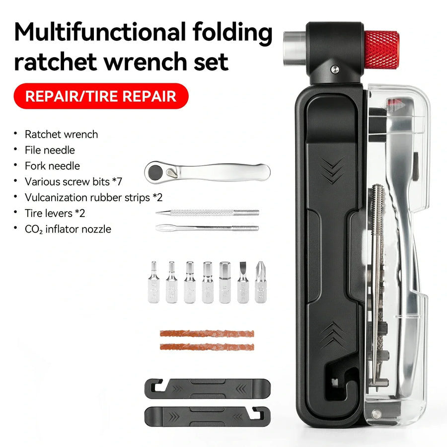 15-in-1 Mini Ratchet Bicycle Tool Kit
