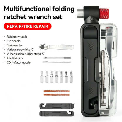 15-in-1 Mini Ratchet Bicycle Tool Kit