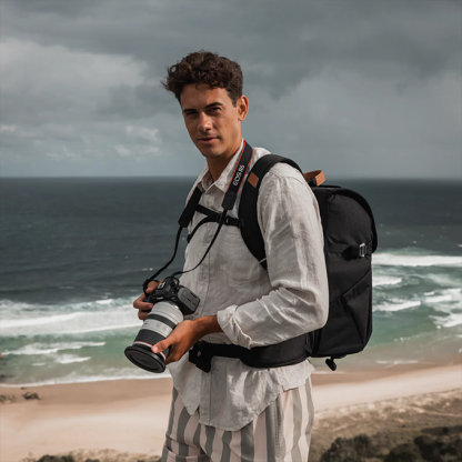 Camera lens waist bag