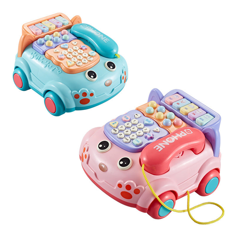 Baby Toy Phone with Music, Lights, and Interactive Features