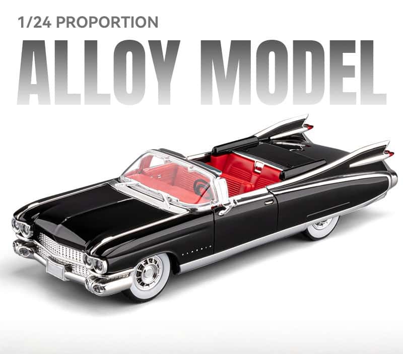 1959 Classic Pink Convertible - 1:24 Scale Pre-Assembled Model 🚗💖