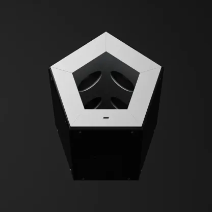 Foldable Bluetooth Speaker with Modular Aluminum Panel Design