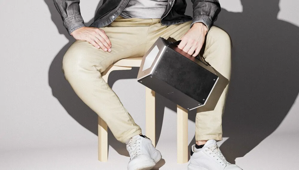 Foldable Bluetooth Speaker with Modular Aluminum Panel Design