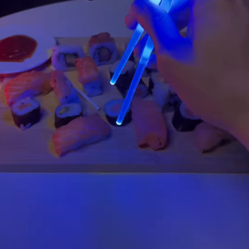 Lightsaber Chopsticks – Light-Up Force-Inspired Eating Utensils