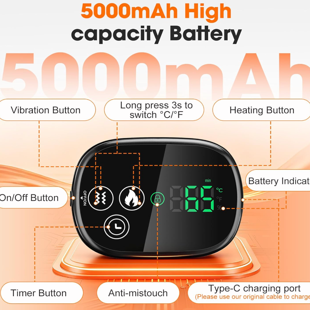 Heated Shoulder Brace – Support & Stability with Therapeutic Warmth