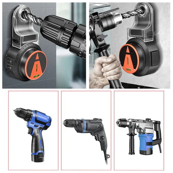 Electric Wall Suction Drill Dust Collector with Laser Level